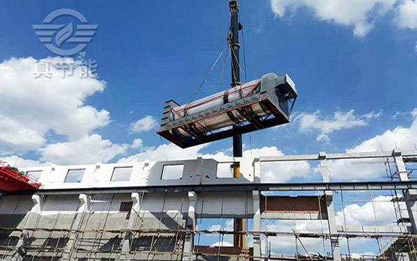 豆渣烘干機吊裝現場 豆渣烘干機吊裝現場