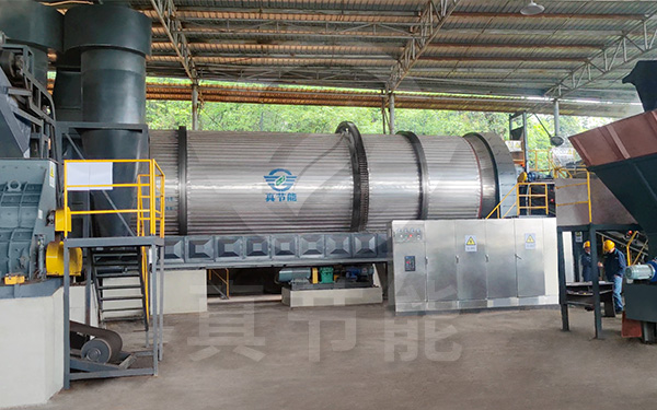 藥渣烘干設備運轉現場 藥渣烘干設備運轉現場